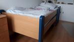stevig houten persoons kinderbed, Ophalen, Gebruikt, 90 cm, Eenpersoons