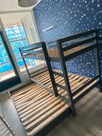 Stapelbed Ties Leen Bakker Grijs  met extra la90x200, Ophalen, Zo goed als nieuw, Stapelbed