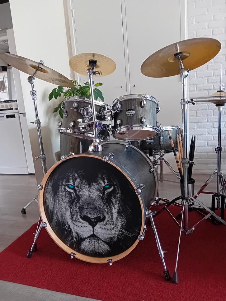 Bijna nieuwe mapex mars drum kit compleet, Muziek en Instrumenten, Drumstellen en Slagwerk, Zo goed als nieuw, Overige merken