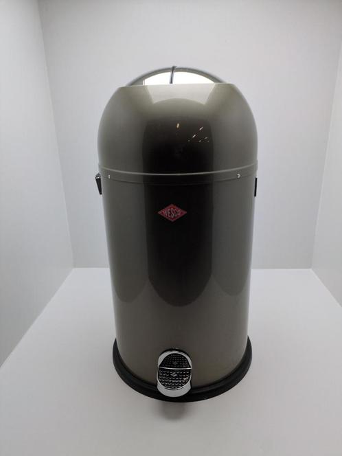 Wesco Kickmaster afvalbak 33L Nieuw Zilver - gebruikt, Huis en Inrichting, Keuken | Keukenbenodigdheden, Gebruikt, Verzenden