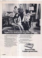 Retro reclame 1975 Durex dhr. & mevr. van der Meulen condoom, Verzamelen, Ophalen of Verzenden