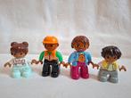 Duplo poppetjes gezin getint:  vader, moeder, zoon & dochter, Kinderen en Baby's, Speelgoed | Duplo en Lego, Ophalen of Verzenden