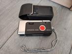 Agfamatic 3008 pocket camera in leren hoes, Ophalen of Verzenden