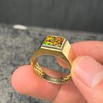 14k gouden ring prachtig model zegelring nieuw, Ophalen of Verzenden, Nieuw, Goud