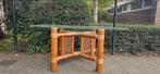 Mooie 1970's bamboe tafel mcguire style, Ophalen, Zo goed als nieuw, Rechthoekig