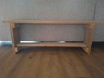 Steigerhouten bankje, Ophalen, 100 tot 150 cm, Zo goed als nieuw, Minder dan 25 cm