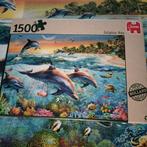 jumbo dolfijnen puzzel 1500 stukjes, Ophalen of Verzenden, 500 t/m 1500 stukjes, Legpuzzel, Zo goed als nieuw