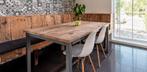 Real Oak Wood dining table, Ophalen, 50 tot 100 cm, 150 tot 200 cm, Eikenhout