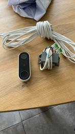 Google nest deurbel bedraad met voeding, Huis en Inrichting, Deurbellen, Ophalen, Ingebouwde camera, Zo goed als nieuw, Bedraad