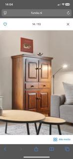 Antieke eiken houten broodkast, Huis en Inrichting, Kasten | Buffetkasten, Ophalen, Zo goed als nieuw, 25 tot 50 cm, 100 tot 150 cm