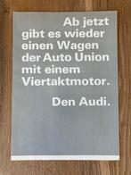 Auto Union Audi brochure, Verzenden, Zo goed als nieuw, Audi