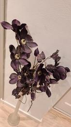 Vaas met sierbloemen paars, Ophalen, Zo goed als nieuw