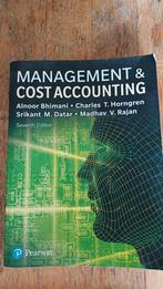 Management & cost accounting, Pearson, Zo goed als nieuw, Alpha, HBO