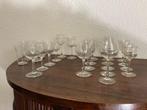 borrelglaasjes antiek geslepen glas, Verzamelen, Glas en Borrelglaasjes, Gebruikt, Ophalen of Verzenden, Borrel- of Shotglas