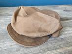 SALE! Platte pet - Flat cap lichtbruin maat 56, Ophalen of Verzenden, Nieuw, 57 cm (M, 7⅛ inch) of minder, Pet