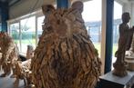 Indrukwekkende Handgemaakte Beer van Teak (210 cm), Verzamelen, Ophalen, Nieuw, Dier