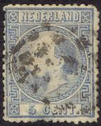Nederland 1867, Koning Willem III, 5 cent (14, Type II)., Postzegels en Munten, Postzegels | Nederland, Verzenden, T/m 1940, Gestempeld