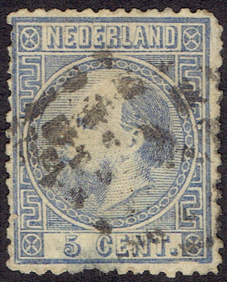 Nederland 1867, Koning Willem III, 5 cent (14, Type II)., Postzegels en Munten, Postzegels | Nederland, Gestempeld, T/m 1940, Verzenden