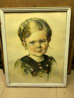 Portret van een jong meisje, Ophalen of Verzenden