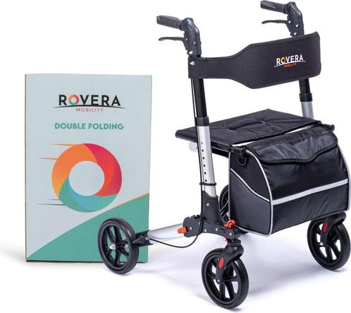 Rollator Lichtgewicht 3 X opvouwbaar - Retour als nieuw -, Diversen, Rollators, Nieuw, Lichtgewicht, Opvouwbaar, Verzenden