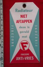 Firezone Anti-vries kaartje voor de radiateur MANN sticker, Ophalen of Verzenden, Nieuw