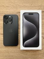 Iphone 15 pro met apple care + en krasvrij, Ophalen, 94 %, 128 GB, Zwart