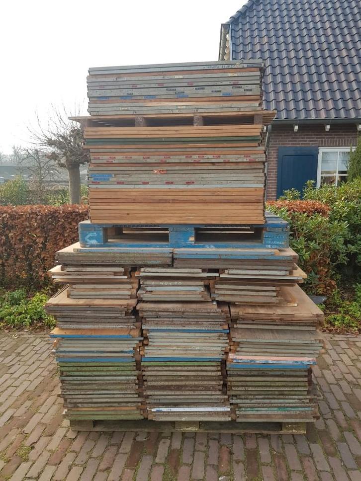 Partij Lundia onderdelen staanders legborden, Huis en Inrichting, Kasten | Stellingkasten, Gebruikt, Ophalen