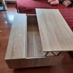 Salontafel(uitklapbaar), Huis en Inrichting, Tafels | Salontafels, 100 tot 150 cm, Zo goed als nieuw, Minder dan 50 cm, Rechthoekig