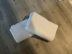 Fleece kleed wit 2x, Huis en Inrichting, Woonaccessoires | Plaids en Woondekens, Ophalen of Verzenden, Zo goed als nieuw