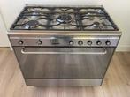 Smeg 5 pits gasfornuis met electrische hetelucht oven 90 cm, Witgoed en Apparatuur, Fornuizen, Ophalen, 60 cm of meer, Grill, Zo goed als nieuw