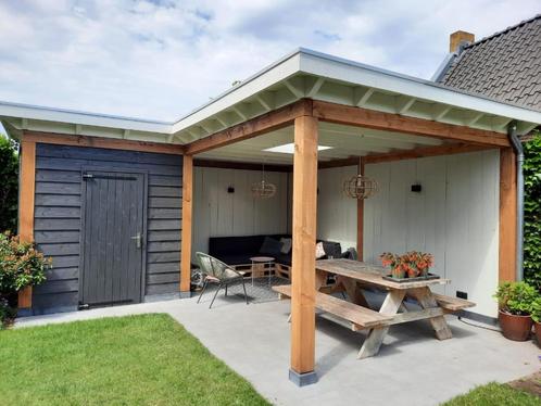 Douglas houten overkapping op maat meer dan 30 jaar ervaring, Tuin en Terras, Overkappingen, Nieuw, Veranda, Verzenden