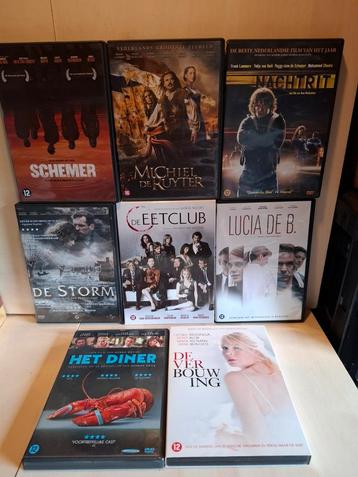 Nederlandse Actie Thriller Film Collectie - 8 DVD Set beschikbaar voor biedingen