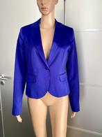 H635 Promiss maat 38=M jasje blazer colbert blauw/paars, Kleding | Dames, Maat 38/40 (M), Promiss, Blauw, Ophalen of Verzenden