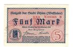 noodgeld Ahlen 5 mark 10/10/1918 006.02c, Postzegels en Munten, Bankbiljetten | Europa | Niet-Eurobiljetten, Verzenden, Duitsland