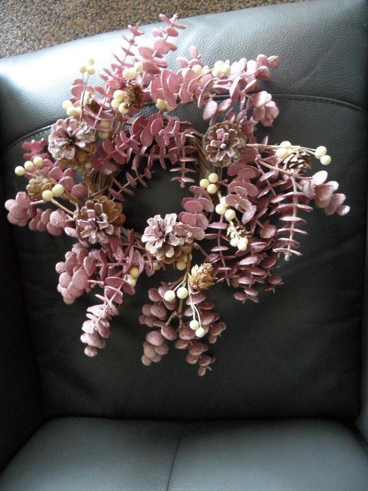 Nog 2 KRANSEN SCHITTEREND MOOI (Gloed en Gloed Nieuw)., Huis en Inrichting, Woonaccessoires | Kransen, Nieuw, Ophalen of Verzenden