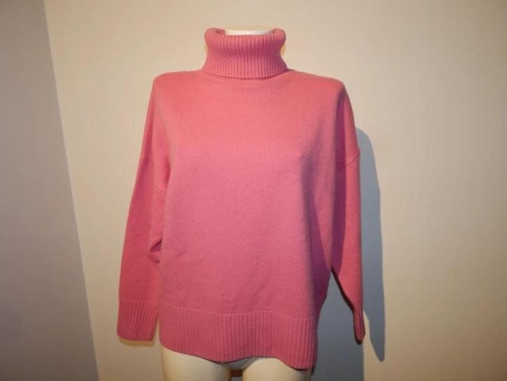 Elisabetta Franchi deels cashmere trui kol merklabel IT 46, Kleding | Dames, Truien en Vesten, Gedragen, Maat 38/40 (M), Roze