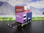 Wsi Pacton Container Chassis 3as & 20FT Container Bell, Hobby en Vrije tijd, Modelauto's | 1:50, Nieuw, Wsi, Bus of Vrachtwagen