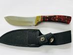 Mooi nette HANDMADE dolkje skinning mes Black cherry Epoxy 2, Verzenden, Maarten@Vintageknives.nl, Nieuween, Gebruikt