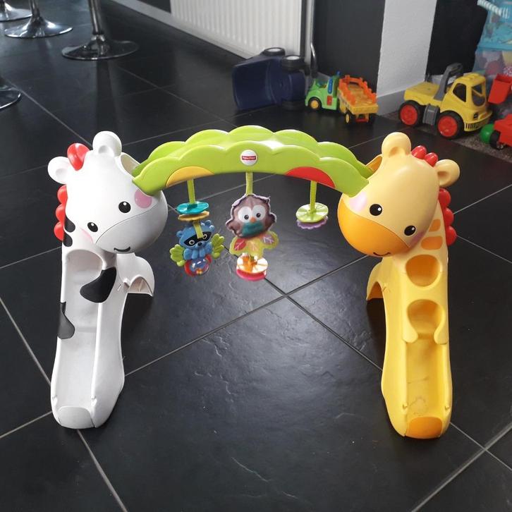Fisher Price speeltafel of activiteitengym, zebra giraf, Kinderen en Baby's, Speelgoed | Fisher-Price, Zo goed als nieuw, Speelset