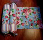 2 ESSENZA ROLKUSSENS EN 1 SIER KUSSEN SLOOP, Overige kleuren, Overige maten, Ophalen of Verzenden, Zo goed als nieuw