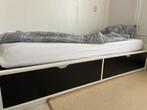 Ikea eenpersoons bed Opberglades 90x200cm, Huis en Inrichting, Slaapkamer | Bedden, Ophalen, Gebruikt, 90 cm, Eenpersoons