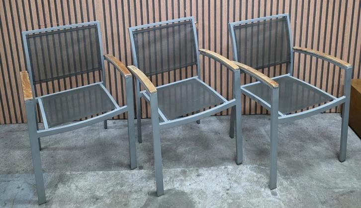 25 x metaal terrasstoelen terras cafe horeca stoelen bistro, Huis en Inrichting, Stoelen, Zo goed als nieuw, Vijf, Zes of meer stoelen