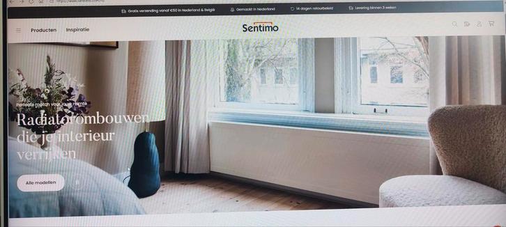 Sentimo Radiatorombouw - Stijlvol & Functioneel, Doe-het-zelf en Verbouw, Verwarming en Radiatoren, Gebruikt, Radiator, Minder dan 200 watt