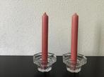 Luminarc octime. Set van 2 kaarshouders/ kandelaars., Huis en Inrichting, Woonaccessoires | Kandelaars en Kaarsen, Ophalen of Verzenden