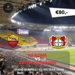 Tickets AS Roma - Bayer Leverkusen (uitvak), Tickets en Kaartjes, Mei, Losse kaart, Europa of Champions League, Twee personen