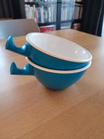 Mepal Rösti Loomm maaltijdkommen (2) met kunststof binnenkom, Ophalen of Verzenden, Gebruikt