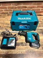 Makita reciprozaag DJR188 + accu + snellader + koffer, Ophalen of Verzenden, Zo goed als nieuw, Overige typen