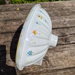 Fonteintje, wc-rolhouder, spiegel, 2 lampen vrolijk decor, Antiek en Kunst, Curiosa en Brocante, Ophalen