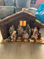 Mooie oude kerststal te koop, Diversen, Kerst, Ophalen, Gebruikt