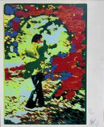 Karel Appel zeefdruk, Ophalen